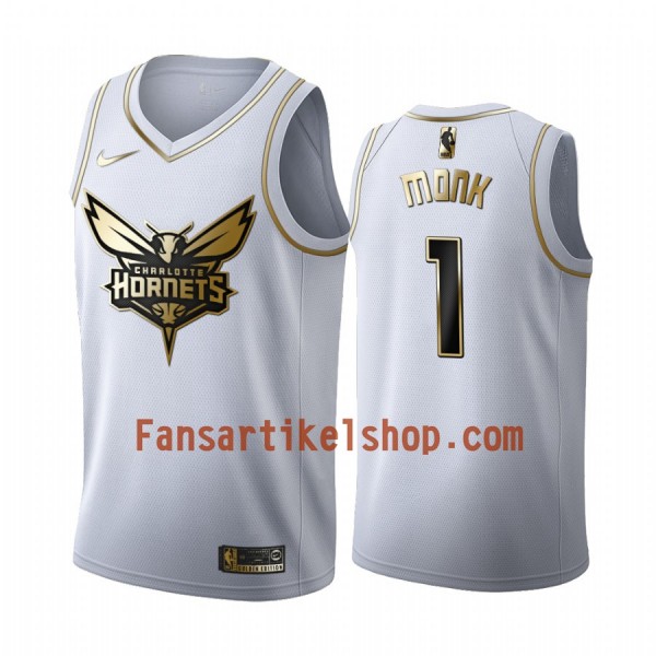 NBA Charlotte Hornets Trikot Malik Monk 1 Nike 2019-2020 Weiß Golden Edition Swingman - Herren NBA Charlotte Hornets Trikot Malik Monk 1 Nike 2019-2020 Weiß Golden Edition Swingman - Herren